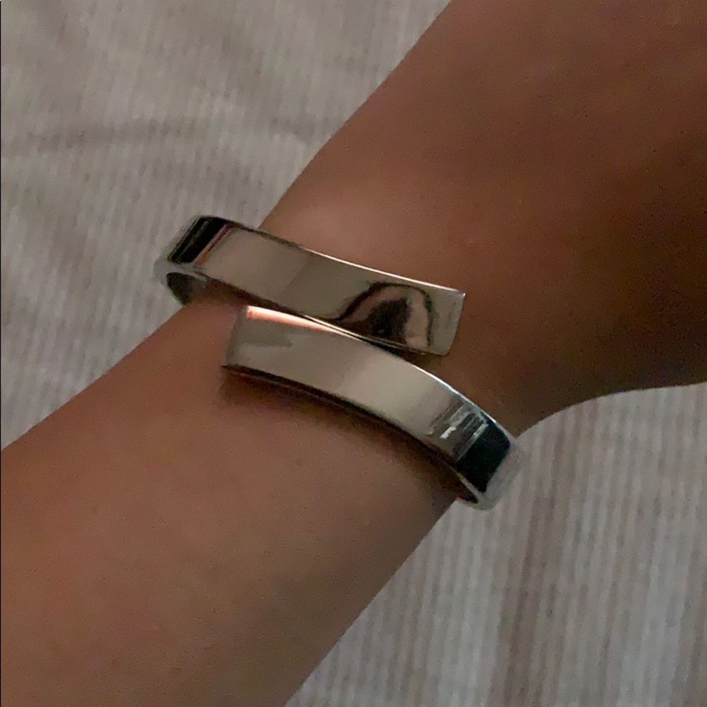 Aqua Silver Bangle